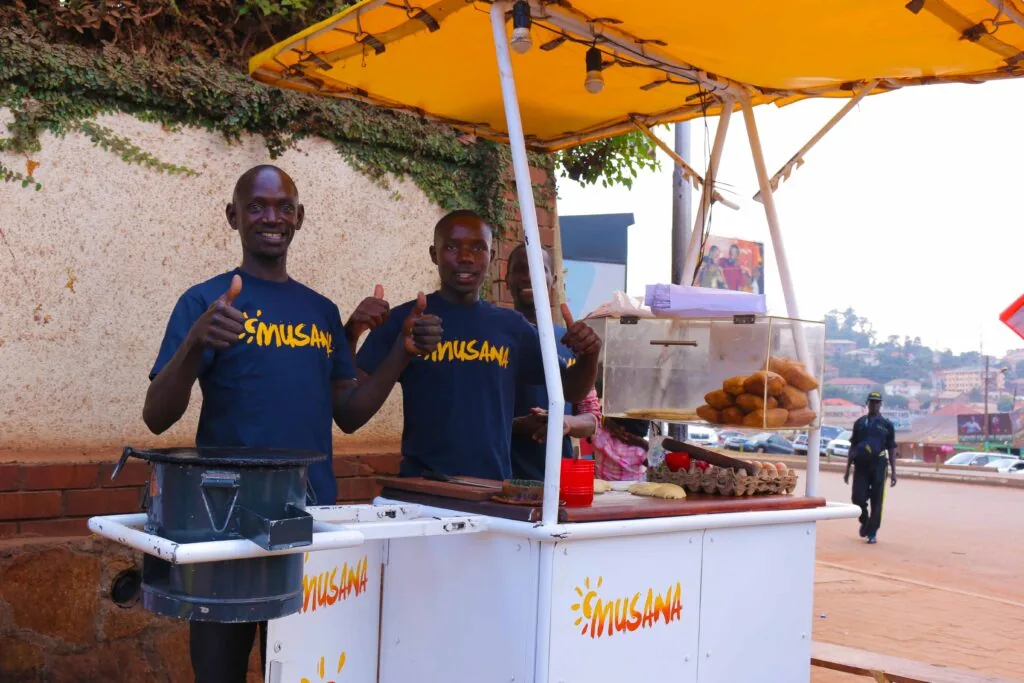 A solar-powered Musana Cart in use
